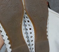 балетки кожа с перфорацией 37 р, полностью кожаные, подойдут на ногу средней пол. . фото 4