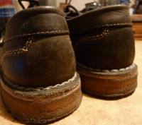 Туфли ботинки Jack Morgan кожаные на текстильной подкладке под замшу, стелька 26. . фото 7