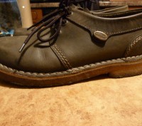 Туфли ботинки Jack Morgan кожаные на текстильной подкладке под замшу, стелька 26. . фото 5