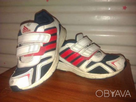 Кроссовки Adidas 30 р. (Оригинал)
По стельке 18 см.
Оригинальные, покупались в. . фото 1