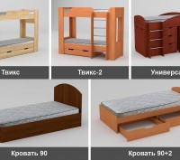 В наличие различные модели детских кроватей. Цены от 1178 грн.

Стоимость конк. . фото 2