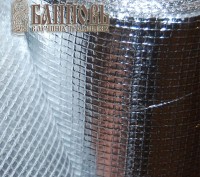 Армированное алюминиевое полотно для монтажа отражающей изоляции в бане и сауне.. . фото 2