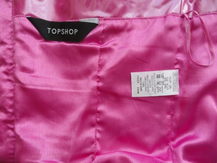 Виниловый топ бюстье корсет от британского бренда «Topshop» розового цвета.
Кач. . фото 6