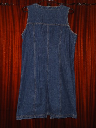 Фирменное джинсовое платье-сарафан от популярного бренда «SEAL», в отличном сост. . фото 3
