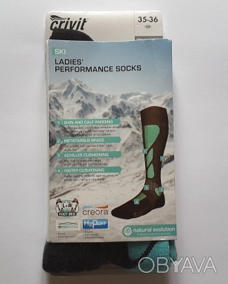 Суперноски для катания на лыжах 35 - 36 размер от немецкого бренда Crivit для ак. . фото 1