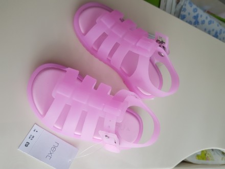 Продам детские пляжные сандалии, босоножки Next для девочки, размер 4 (20.5) - 1. . фото 2