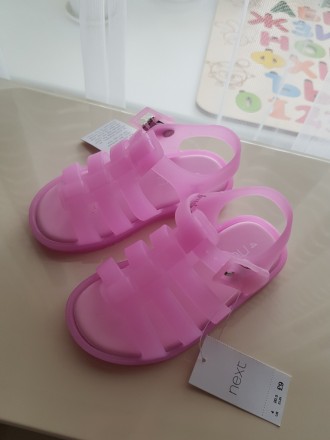 Продам детские пляжные сандалии, босоножки Next для девочки, размер 4 (20.5) - 1. . фото 3