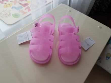 Продам детские пляжные сандалии, босоножки Next для девочки, размер 4 (20.5) - 1. . фото 4