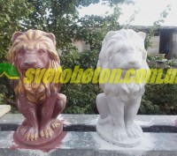 Производим садов- парковые бетонные фигуры льва (лев) для украшения городских ул. . фото 12