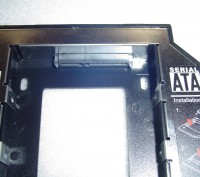 Caddy карман sata для установки в ноутбук второго sata винчестера или SSD накопи. . фото 4