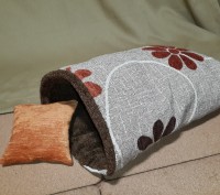 Уютный, теплый домик (спальное место) для небольшой собаки, кота или кролика. Ва. . фото 2