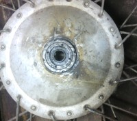 колесо в хорошем состоянии.сделаю ремонт- порошковое окрашивание,цинкование спиц. . фото 2