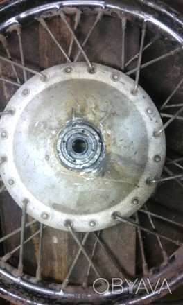 колесо в хорошем состоянии.сделаю ремонт- порошковое окрашивание,цинкование спиц. . фото 1