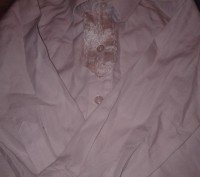 Белая рубашка для детского сада на возраст от 2-3 лет вставочка сделана под галс. . фото 3