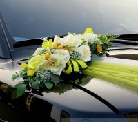 Декор автомобиля на свадьбу. Широкий выбор украшений, разная цветовая гамма, ком. . фото 11