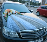 Декор автомобиля на свадьбу. Широкий выбор украшений, разная цветовая гамма, ком. . фото 3