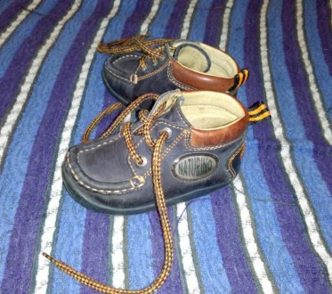Продам ботинки детские bambino (Италия ) б/у кожаные в отличном состоянии, 22раз. . фото 5