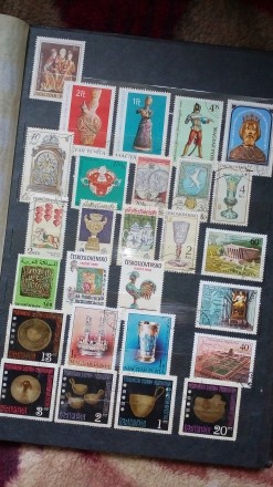 Колекційні марки і блок на тему "Культура і мистецтво" різних країн і років випу. . фото 2