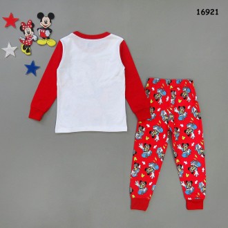 Пижама  Mickey Mouse для мальчика
Состав: 100% хлопок.
Размер:
100 см: Кофта . . фото 3