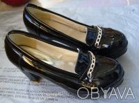 чёрные туфли, женские, новые, 38 размер, высокий каблук

п.с. При покупке с по. . фото 3