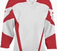 Продам хоккейную майку ( jersey ) двухцветную на 5-8 лет. В наличии несколько шт. . фото 3