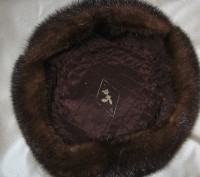 продам зимнюю меховую шапку из норки, размер 56-57,  головной убор в хорошем сос. . фото 4