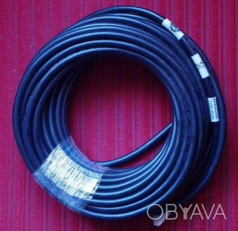 продам кабель длявнешней прокладки с гидрофобом 4пары,кат.5е,Solid/ 24AWG черный. . фото 1