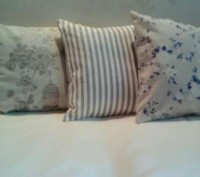Декоративные подушки , размер 40 см х 40 см , ткань лён пр-во Испания.
Также пр. . фото 2