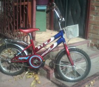 Детский велосипед,красного цвета Б/У состояние хорошое. . фото 3