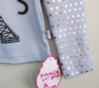 Блузка для девочки фирмы FAMIX ТУРЦИЯ отличного качества модного покроя ткань-10. . фото 4