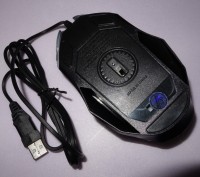 Оптическая мышка. USB 2.0 800-1200 DPI . Игровая . Имеет 7 цветов подсветки пере. . фото 4