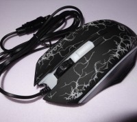 Оптическая мышка. USB 2.0 800-1200 DPI . Игровая . Имеет 7 цветов подсветки пере. . фото 2