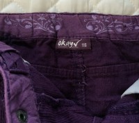 Очень красивая вельветовая юбка темно-фиолетового цвета фирмы Okay. Эта юбка ста. . фото 4