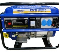 Однофазный бензиновый генератор WERK WPG6500 предназначен для автономного энерго. . фото 2