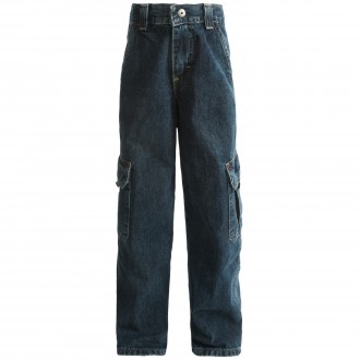 Denim Cargo Jeans - Relaxed Fit (For Boys)
Модные и стильные джинсы карго для м. . фото 5