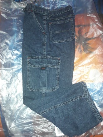 Denim Cargo Jeans - Relaxed Fit (For Boys)
Модные и стильные джинсы карго для м. . фото 3