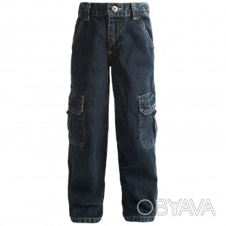 Denim Cargo Jeans - Relaxed Fit (For Boys)
Модные и стильные джинсы карго для м. . фото 1