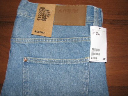 Slim Generous Size Jeans .     H&M . р.158+ (для крупного мальчика)             . . фото 6