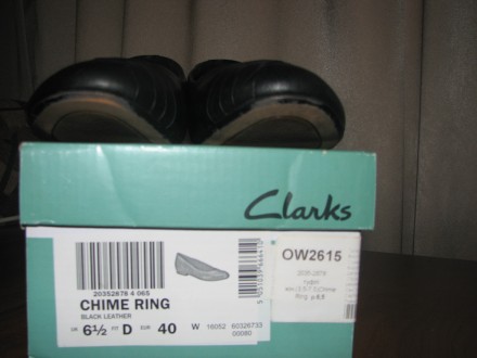 Clarks Chime Ring удобные туфли-  балетки. Верх-кожа, внутри - кожа/текстиль. Уд. . фото 6