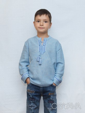 Трикотажна вишиванка для хлопчика!
Виробництво - Україна, Суми.
Якщо виникають. . фото 1