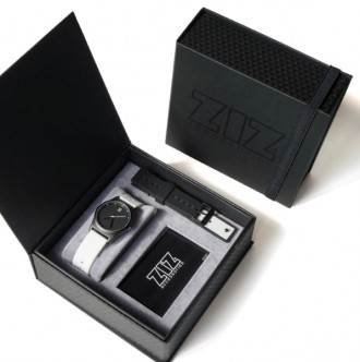 Часы ZIZ Mirror в подарочной коробке на силиконовом ремешке и доп. ремешок - 142. . фото 7