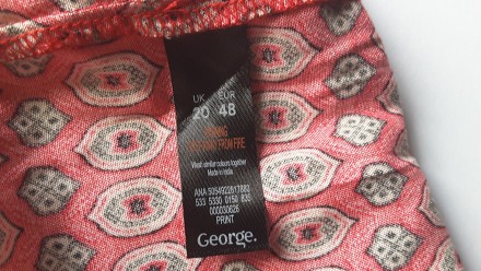 Лаконичное вискозное платье с коротким рукавом от британского бренда George разм. . фото 8