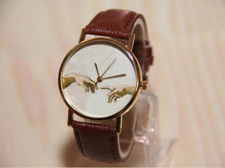 Часы Микеланджело, мужские часы, женские часы, часы руки.

Материал циферблата. . фото 3