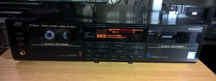 Кассетная дека (магнитофон) двухкассетная JVC TD-W660 (модель около 1990 г., сде. . фото 2