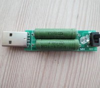 Нагрузочное устройство из 2 peзиcтopoв для пpoвepkи ceтeвыx USB и/или простых за. . фото 11