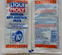 Синтетическая паста для тормозной системы (синяя) - Liqui Moly Bremsen-Anti-Quie. . фото 2
