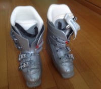 Практически новые удобные лыжные ботинки Salomon серого цвета, размер 37-38 (286. . фото 3