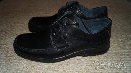 туфли кожаные черные на шнурках, есть все размеры. . фото 1
