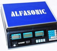 Весы торговые 40 кг со счетчиком цены AlfaSonic AS A-40
В весах электронных име. . фото 2