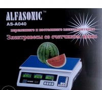 Весы торговые 40 кг со счетчиком цены AlfaSonic AS A-40
В весах электронных име. . фото 3